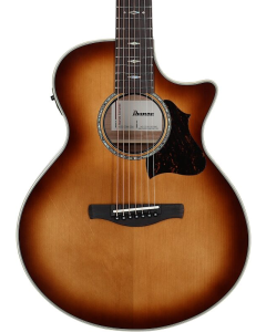 Ibanez AE3007FMH TBH 7 String Acoustic Electric Guitar. Tobacco Edge Burst High Gloss TGF33