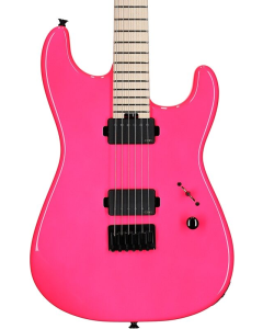 Charvel Limited Edition Sean Long Signature Pro-Mod San Dimas Style 1 HH HT M Electric Guitar. Maple Fingerboard, Neon Pink TGF33