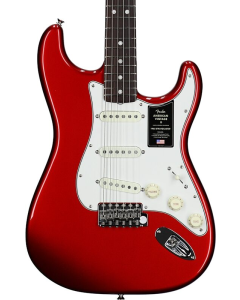 Fender American Vintage II 1965 Stratocaster Electric Guitar. Round-Lam Rosewood Fingerboard, Candy Apple Red TGF33