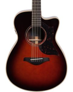 Yamaha Small Body Cutaway Acoustic Electric Guitar - Rosewood - Tobacco Brown Sunburst
