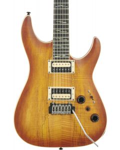 Schecter C-1 Exotic Spalted Maple 6-String Electric Guitar Natural