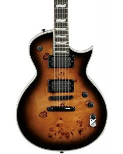 ESP LTD EC-1000 Burl Poplar Electric Guitar Black Natural Burst
