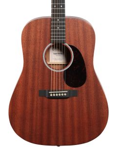 Martin D-10E Road Series Dreadnought Acoustic-Electric Guitar Natural Sapele