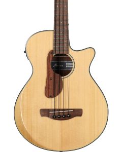 Ibanez AEGB30ENTG Spruce-Sapele Acoustic-Electric Bass Guitar - Natural High Gloss