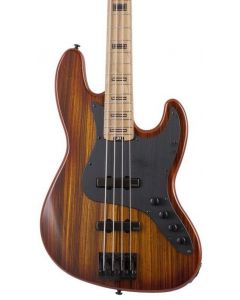 Schecter J-4 Exotic Faded Vintage Sunburst Electric Bass Guitar