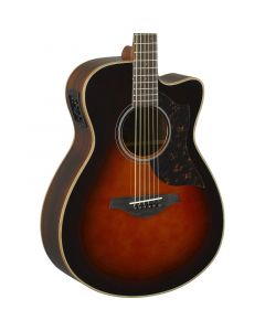 Yamaha AC1R-TBS Concert Acoustic-Electric Guitar Tobacco Brown Sunburst
