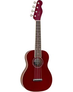 Fender Zuma Classic Concert Ukulele Candy Apply Red
