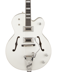 Gretsch G7593T Billy Duffy Signature Falcon Electric Guitar with Bigsby. Ebony FB, White, Lacquer