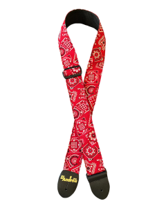 D'Andrea Red Bandanna Strap