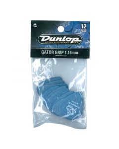 Dunlop 417P Gator Grip Guitar Picks - 1.14mm Blue 12-Pk