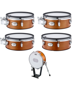 Yamaha DTP10 MRW Mesh Drum Pad Set For Dtx10K-M Real Wood; With Xp125 Sd-M, Xp105T-M (X2), Xp125T-M, Kp128 Kick Tower Pad, Cl940Mb (X3)