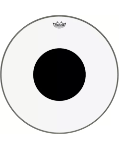 Remo P3132210 Controlled Sound Clear Black Dot Bass Drumhead. Top Black Dot 22"