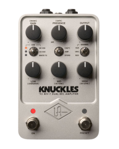 Universal Audio UA-KNUCKLES Knuckles '92 Dual Rec Amplifier Emulator Pedal TGF33