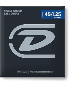 Dunlop Nickel Plated Steel Bass Strings Medium 5-String 45-125