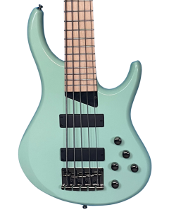 MTD Kingston Z5 Electric Bass. GlossN/ASea Foam Green (Solid Gloss Finish)Maple Fingerboard. MTD soap bar pickups. Active