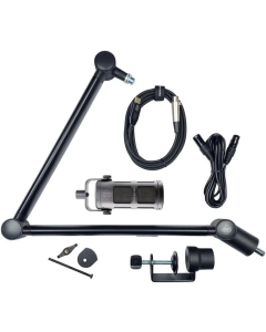 Sontronics STVCP-CSG Voicecasting Pack - Podcast / Streaming / Broadcast Microphone Set. Cosmic Grey