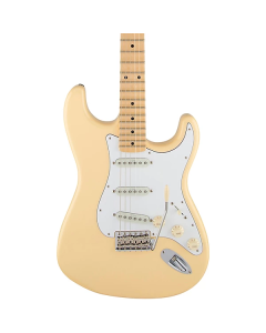Fender Yngwie Malmsteen Stratocaster Electric Guitar. Scalloped Maple FB, Vintage White