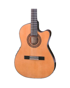 Ibanez GA Series GA5TCE Thinline Classical Acoustic-Electric Guitar Natural TGF33