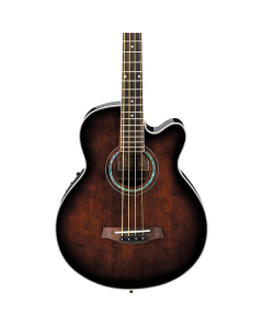 Ibanez AEB10E-DVS Acoustic-Electric Bass Guitar Dark Violin Sunburst TGF33