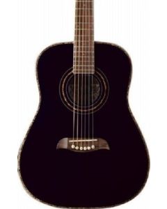 Oscar Schmidt OG1B 3/4 Size Acoustic Guitar. Black