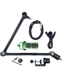 Sontronics STVCP-GRN Voicecasting Pack - Podcast / Streaming / Broadcast Microphone Set. Green