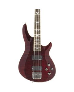 Schecter Omen Extreme-4 Electric Bass. Left Handed Black Cherry.  TGF33