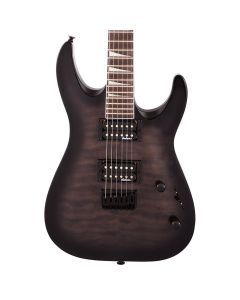 Jackson JS Series Dinky Arch Top JS32Q DKA HT Electric Guitar. Amaranth Fingerboard, Transparent Black Burst
