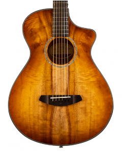 Breedlove Pursuit Exotic Concertina Prairie Burst CE Acoustic Electric Guitar. Myrtlewood-Myrtlewood