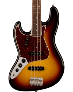 Fender American Vintage II 1966 Jazz Electric Bass. Left-Hand, Rosewood Fingerboard, 3-Color Sunburst