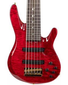 Yamaha Trans Dark Red - John Patitucci Signature Bass Guitar W/Case TGF33