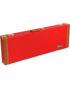 Fender Classic Series Wood Guitar Hard Case - Strat/tele, Fiesta Red