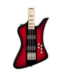 Jackson X Series Signature David Ellefson Kelly Bird IV Bass Guitar. Maple Fingerboard, Red Stripe