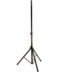 Quik Lok USA S-173BK Speaker Stand w/ rev pole PAIR Black Aluminum