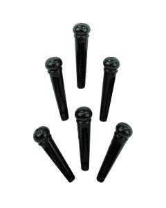 LAUREN BRIDGE PIN 6PK Black