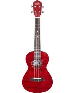 Oscar Schmidt OU2TFTR Tenor Ukulele.  Trans Red