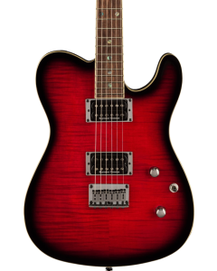 Fender Special Edition Custom Telecaster Electric Guitar. FMT HH, Laurel FB, Black Cherry Burst