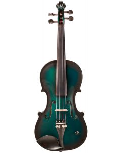Barcus Berry BAR-AEG Vibrato AE Series Acoustic-Electric Violin. Metallic Green