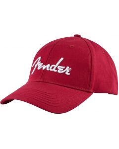 Fender Original Red Hat With White Logo