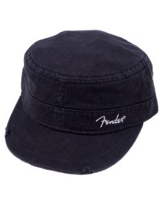 Fender Logo Military Cap Black S/M