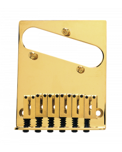 Fender 6-Saddle American Series Telecaster Bridge Assembly (Gold)