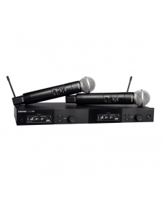 Shure SLXD24D/SM58-G58 Dual Wireless System with 2 SM58 Microphones. G58 Band