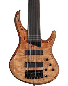 MTD Kingston Z6 Electric Bass. GlossFigured MapleNatural GlossIndian Laurel Fingerboard. MTD soap bar pickups. Active