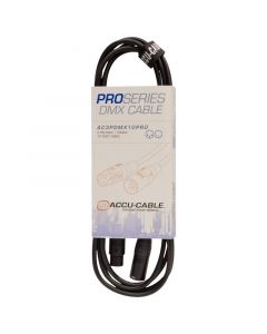 American DJ AC3PDMX1-PRO 10' 3 Pin Pro DMX Cable PVC Jack