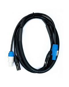 American DJ AC3PPCON6 6' 3 Pin XLR Plus Powercon Combo Link Cable