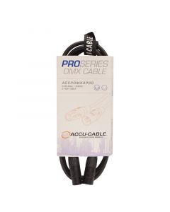 American DJ AC5PDMX3PRO 3.63' 5 Pin XLR Pro DMX Cable with Neutrik