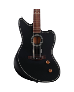 Fender Acoustasonic Standard Jazzmaster Electric Guitar. Black