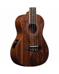 Oscar Schmidt OU2ETAT Acoustic Electric Mahogany Concert Ukulele. Satin Finish