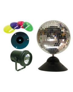 American DJ 8in Mirror Ball Combo. MB 8 COMBO