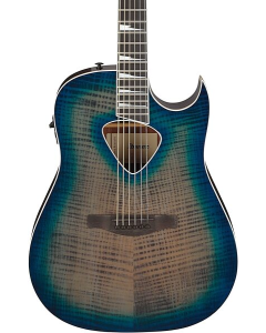 Ibanez Altstar ALT50FA Acoustic-Electric Guitar - Blue Doom Burst