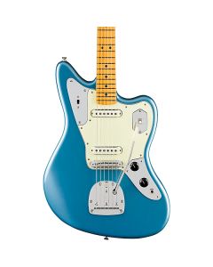 Fender American Professional Classic Jaguar Electric Guitar. Maple Fingerboard, Faded Lake Placid Blue